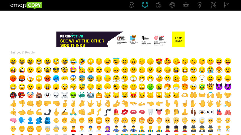 EmojiCopy Landing Page