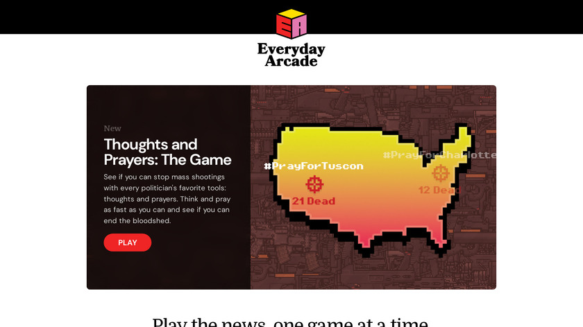 GOP Arcade Landing Page