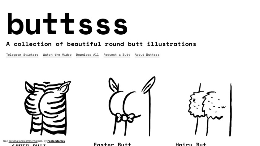 Buttsss Landing Page