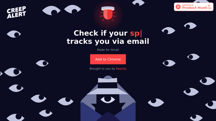 Creep Alert Landing Page