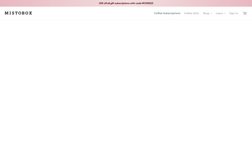 MistoBox Landing Page