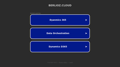 Berlioz.cloud image