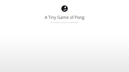 A Tiny Game of Pong image