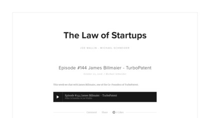 The Law of Startups Podcast image