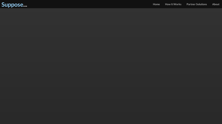 Suppose Landing Page