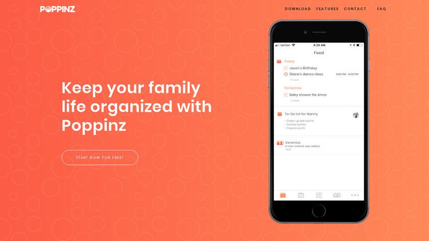 Poppinz Landing Page