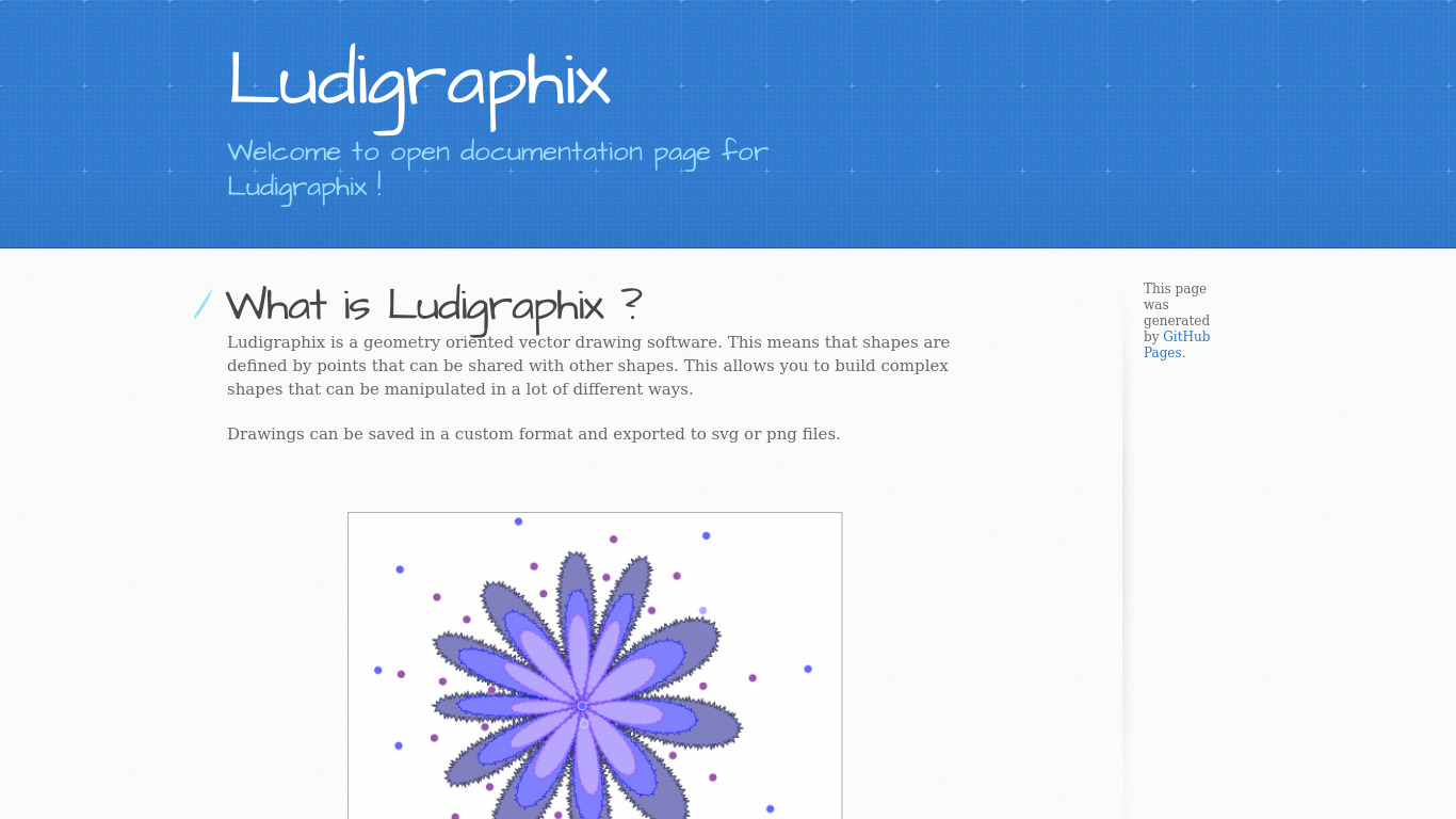 Ludigraphix Landing page