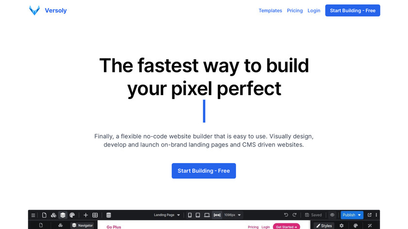 Versoly Landing Page
