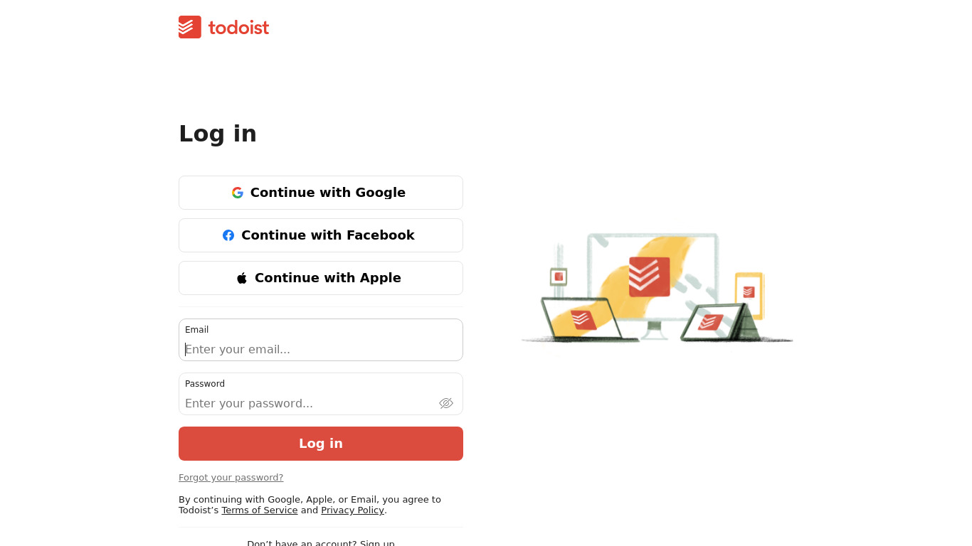 Todoist Year in Review 2015 Landing page