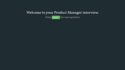 The PM Interview image