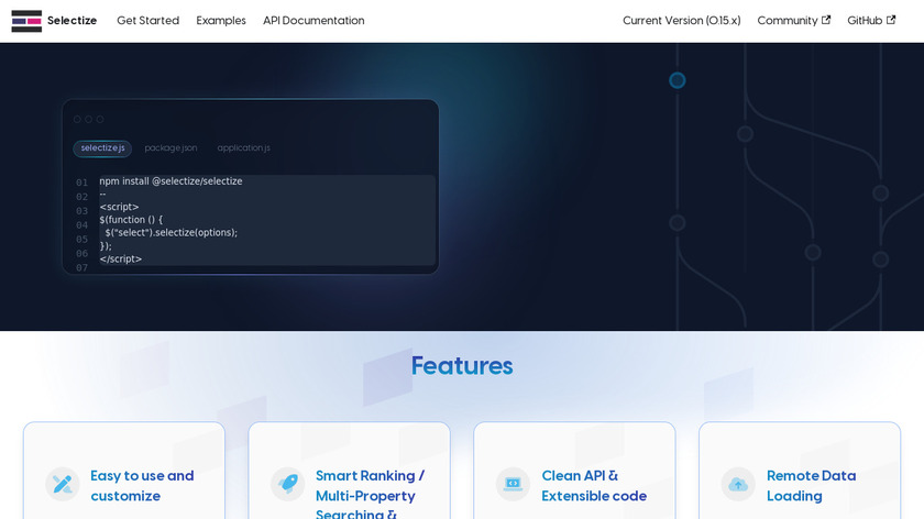 Selectize.js Landing Page