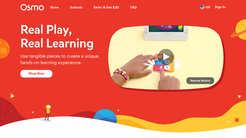 Osmo Numbers Landing Page