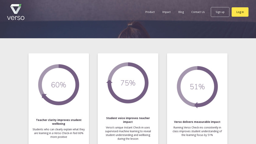 Verso Landing Page