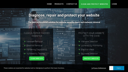 CWIS website antivirus image