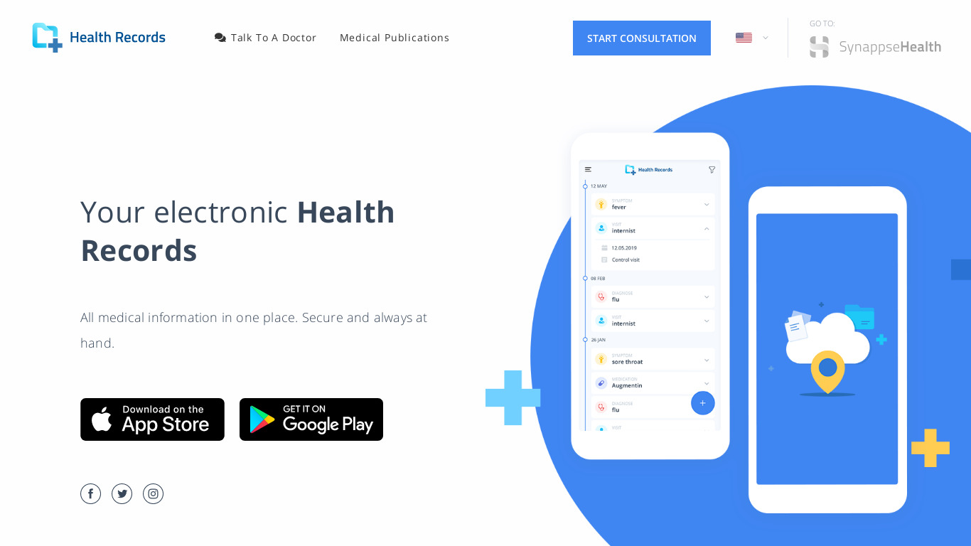 Talk to a Doctor Landing page