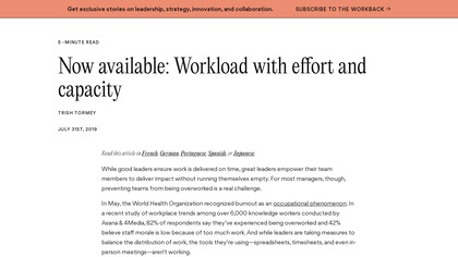 Workload by Asana image