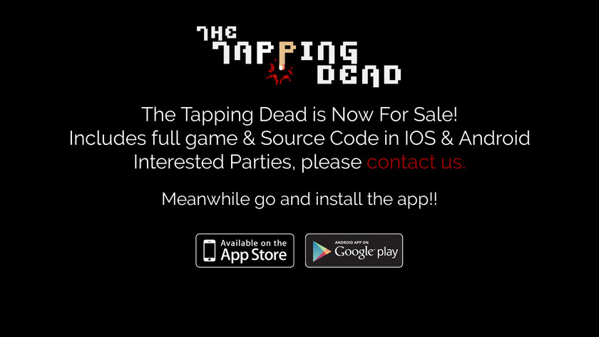 The Tapping Dead Landing Page