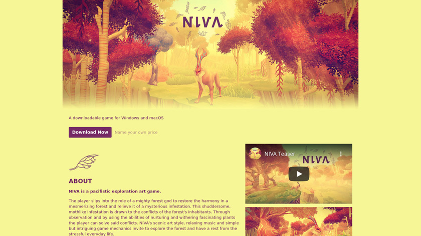 Niva Landing Page
