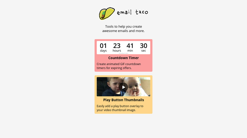 Email Taco Landing Page