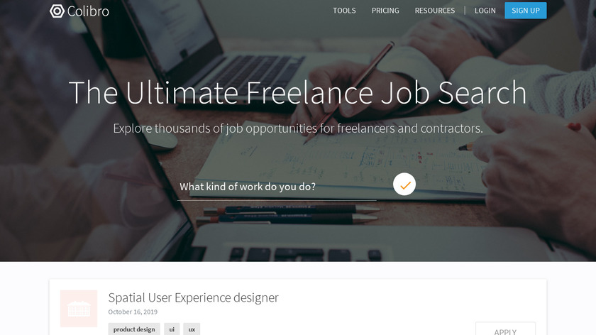 Colibro Opportunities Landing Page