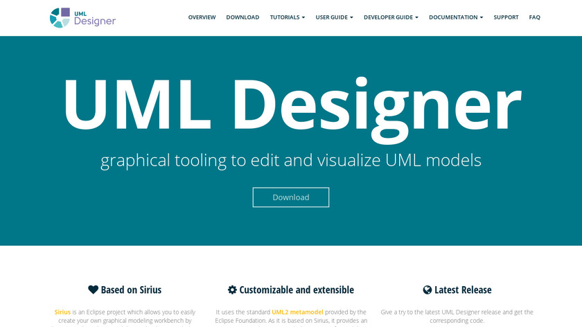 UML Designer Landing Page