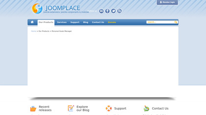 joomplace.com Personal Goals Manager image