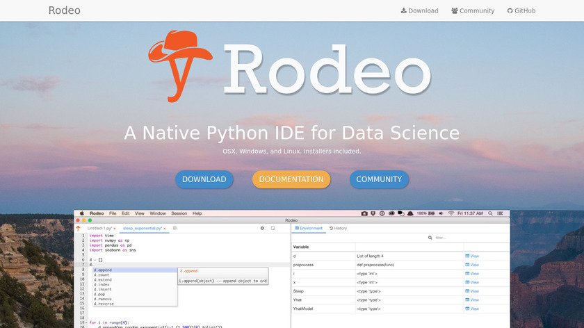 Rodeo Landing Page