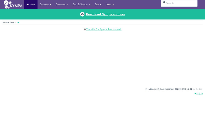 Sympa Landing Page