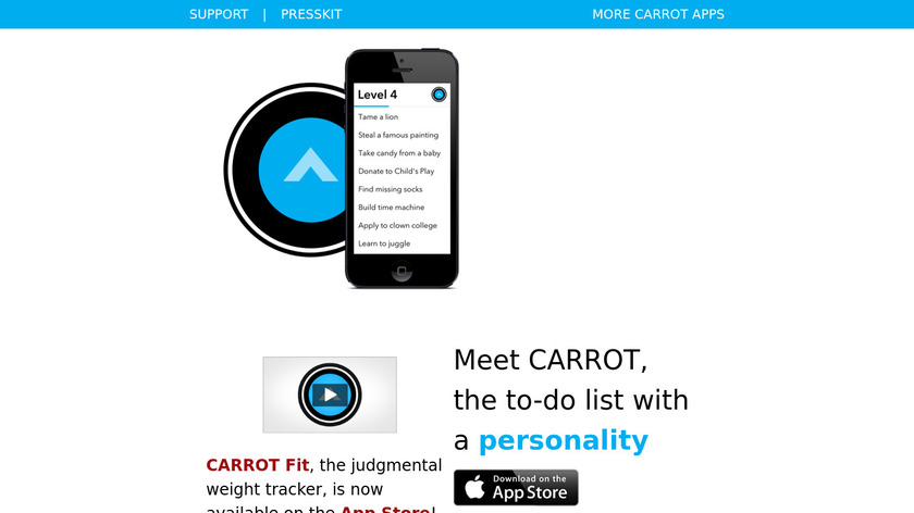 CARROT Landing Page