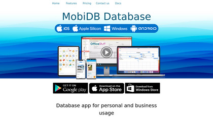 MobiDB Database Designer image