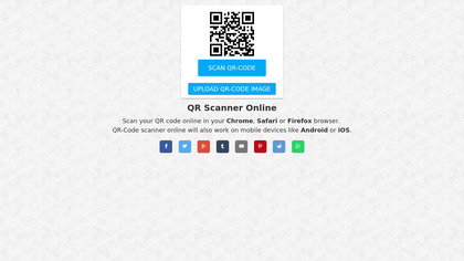 QR Scanner Online image