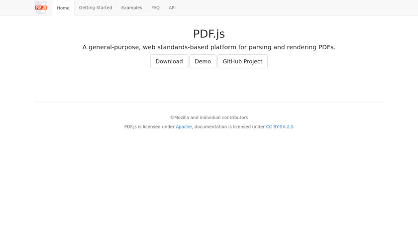 Firefox PDF Viewer (PDF.js) Landing Page