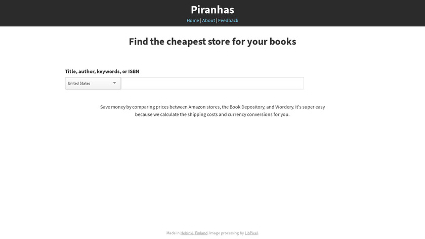 Piranhas Landing Page
