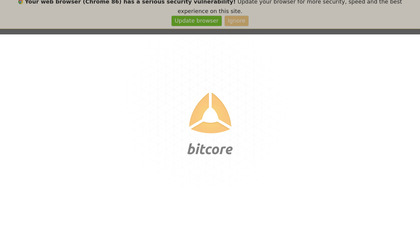 bitcore screenshot