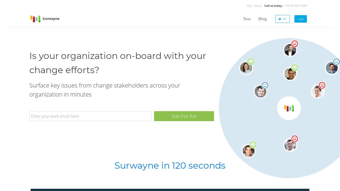 Surwayne Landing page