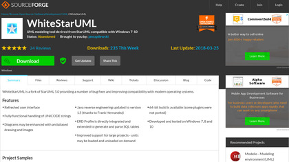 WhiteStarUML image