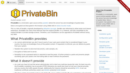 PrivateBin image