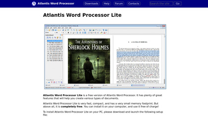 Atlantis Word Processor image