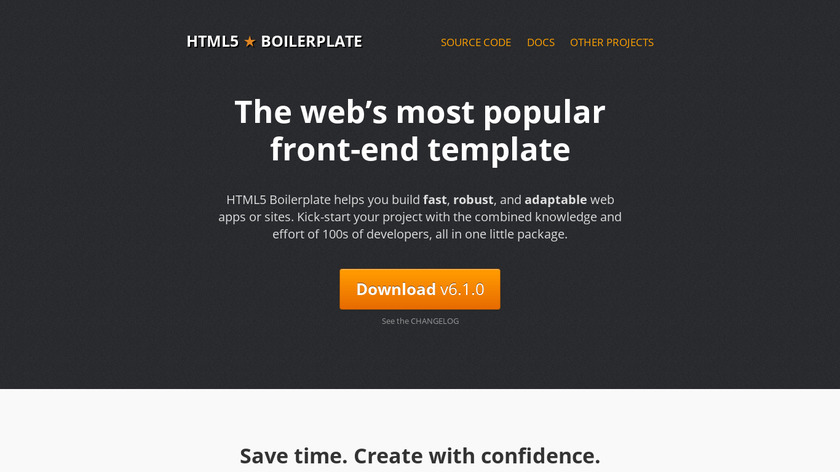 HTML5 Boilerplate Landing Page