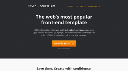 HTML5 Boilerplate screenshot