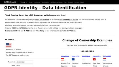 GDPR-Identity - Data Identification image