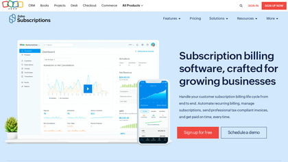 Zoho Subscriptions image