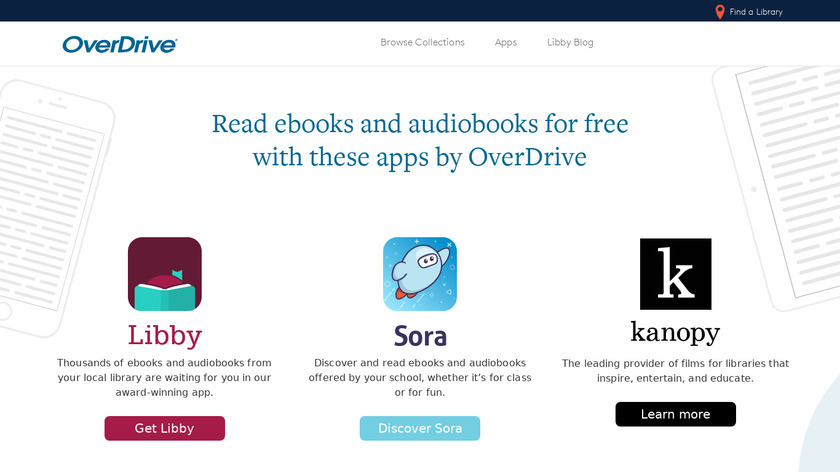 OverDrive Media Console Landing Page