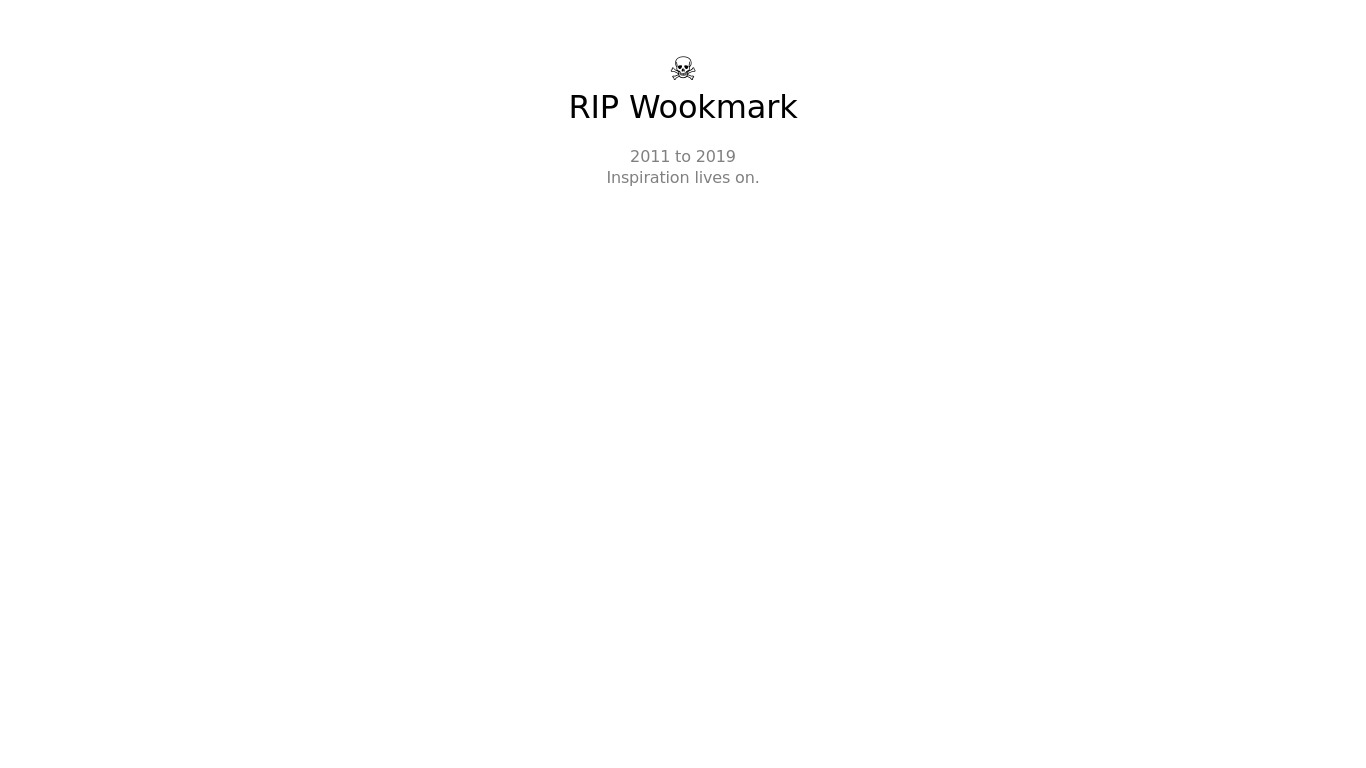 Wookmark Landing page