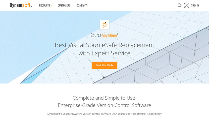 SourceAnywhere Landing Page
