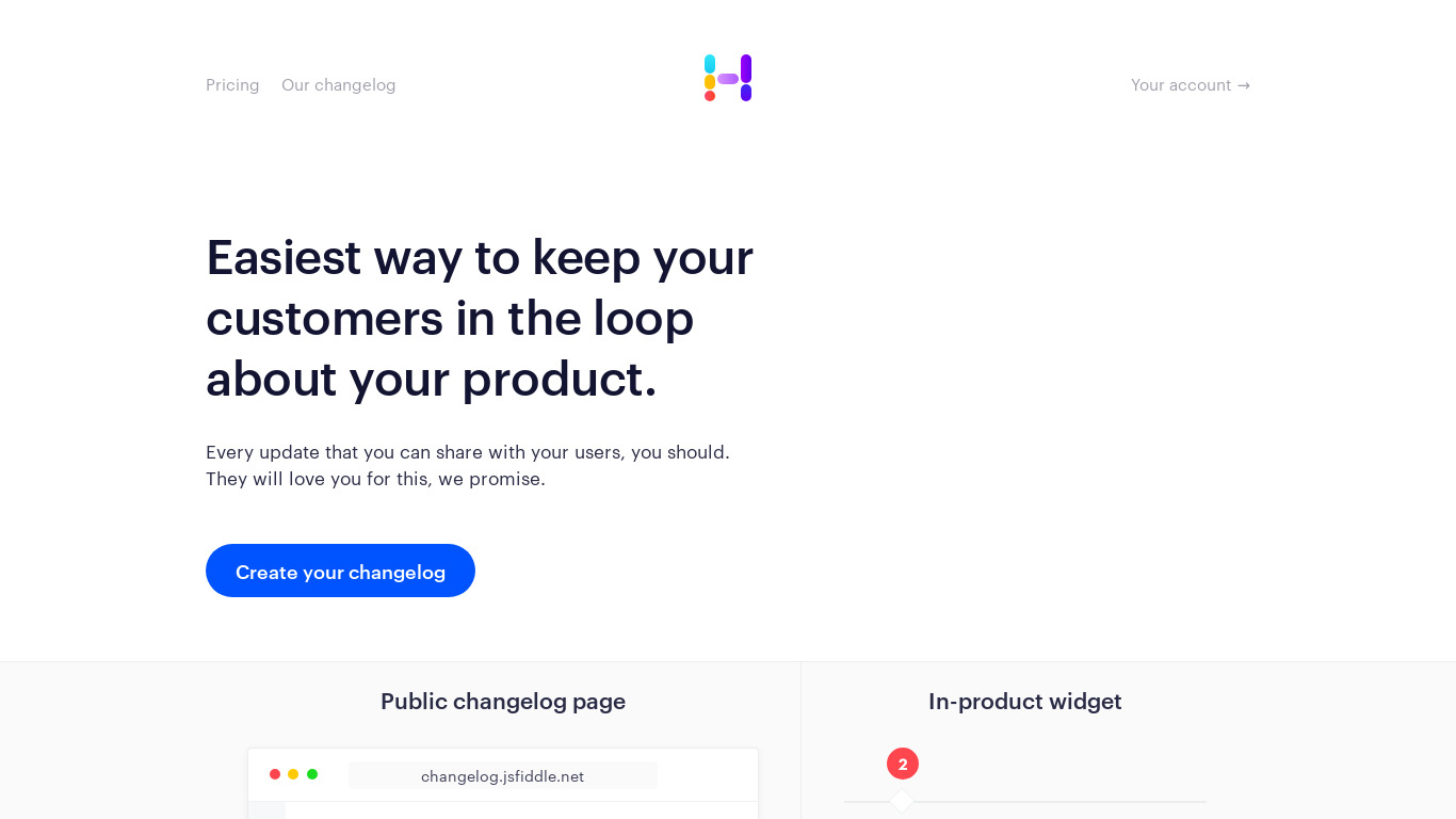 Headway Landing page