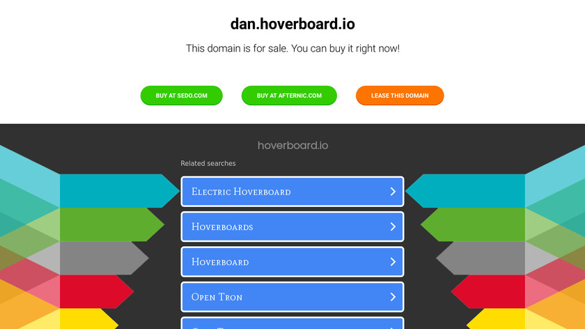 Hoverboard Landing Page