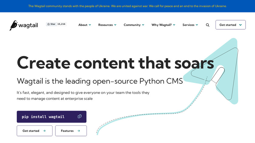 Wagtail CMS Landing Page