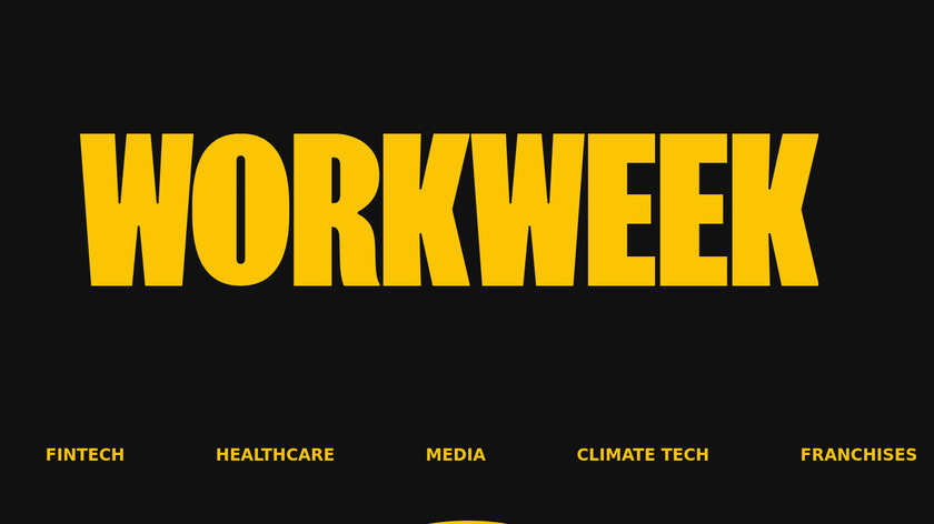 WorkWeek Landing Page