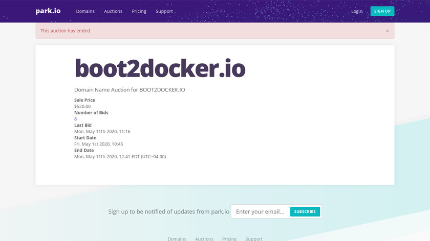 boot2docker Landing Page